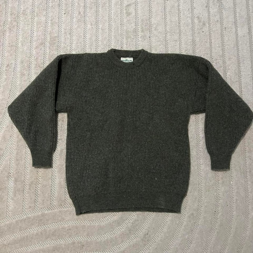 VTG 80s Lewis Creek Naturally Shetland sweater size Large Made 100% Pure Wool